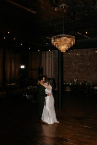 Bride and groom private last dance